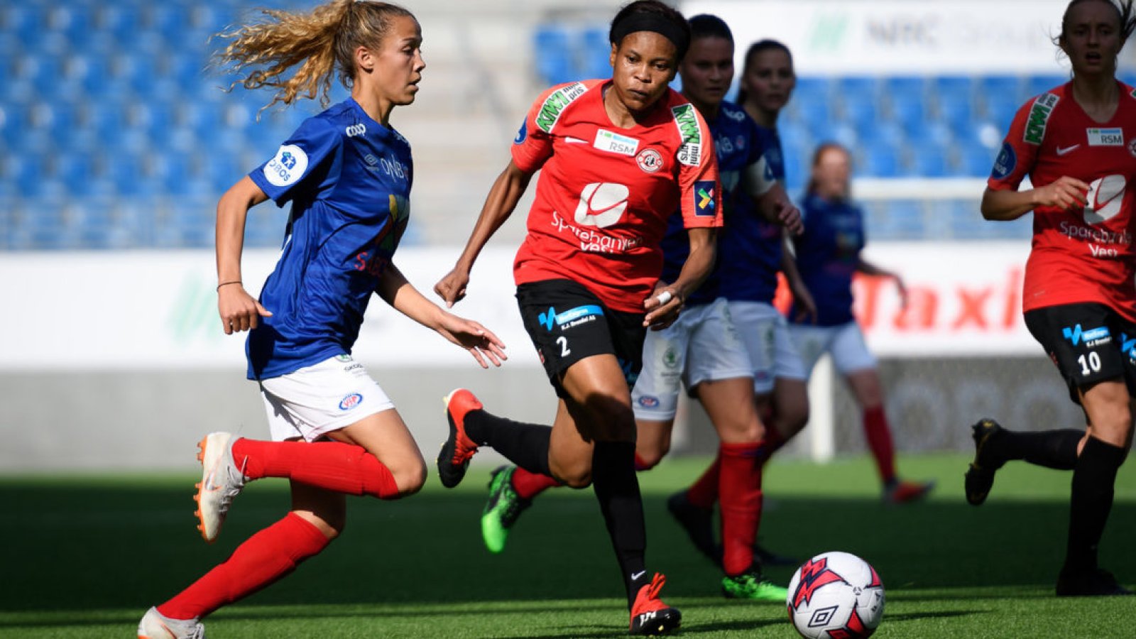 Celin Bizet Ildhusøy ble matchvinner med sin 1-0 scoring mot Arna-Bjørnar. Foto: Morten M. Larød / Sportfoto