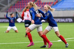 Tina Dalgård Konradsen og Victoria Ludvigsen er med videre Foto: Morten Mitchell Larød / SPORTFOTO