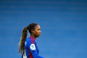 230415 Mawa Sesay of Vålerenga during the Toppserien football match between Vålerenga and Avaldsnes on April 15, 2023 in Oslo. Photo: Vegard Grøtt / BILDBYRÅN / kod VG / VG0438