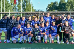 Jubelscener fra 5-2 seieren sist vi møtte Lyn borte. Nå spilles kampen på Grefsen stadion. Foto: Morten M Larød