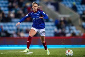 231125 Mimmi Löfwenius Veum of Vålerenga during the cup final between Rosenborg and Vålerenga on November 25, 2023 in Oslo. Photo: Marius Simensen / BILDBYRÅN / Cop 238