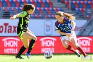 Toppseriekamp i fotball mellom Vålerenga og Brann på Intility Arena i Oslo søndag 8. mai 2022. Foto: Morten Mitchell Larød / SPORTFOTO