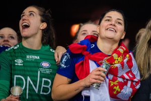 Hannah Seabert spilte sin siste kamp og Dejana Stefanovic satte to mål mot Klepp. Photo: Marius Simensen / BILDBYRÅN / Cop 238
