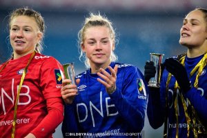Marie Dølvik stjal overskriftene etter cupfinalen i fjor. Foto: Bildbyåran