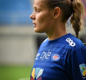 Andrine Tomter må belage seg på en lengre skadeperiode. Foto: Morten M. Larød / Sportfoto
