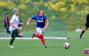 Kine Fløtre noterte seg for ett mål borte mot Ottestad. Foto: Kvinneidrett.no