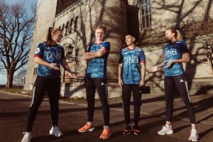 Spillere fra venstre: Olaug Tvedten, Christian Borchgrevink, Osame Sahraoui, Synne Jensen. Foto: 00nation