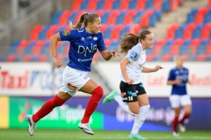 Stine Brekken er tatt ut på J19-landslaget. Foto: Morten Mitchell Larød / SPORTFOTO