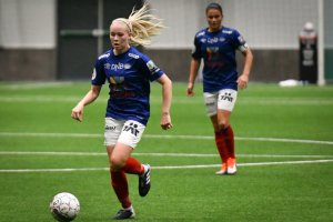 Tina Dalgård scoret et flott mål da det endte 1-1 mot Trondheims Ørn. Foto: Morten Larød