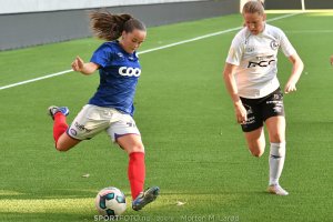 Kine Fløtre starter i årets første treningskamp. Foto: Morten Larød