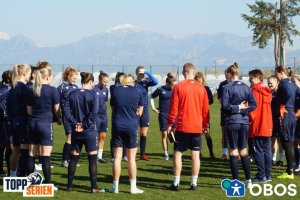 I år legges treningsleiren til La Manga i februar. Her fra fjorårets treningsleir i Tyrkia. Foto: Toppserien.