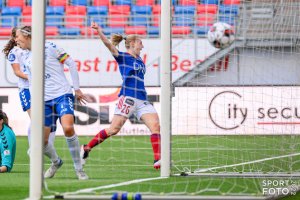 Toppseriekamp i fotball mellom Vålerenga og Kolbotn på Intility Arena i Oslo lørdag 23. april 2022. Foto: Morten Mitchell Larød / SPORTFOTO