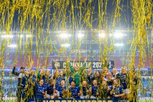 Cupfinale i fotball mellom Vålerenga og Sandviken på Ullevaal Stadion i Oslo søndag 31. oktober 2021. Foto: Morten Mitchell Larød / SPORTFOTO