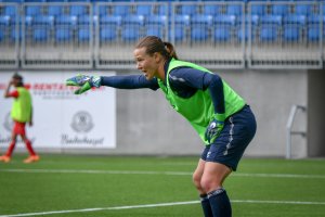 Tinni, her fra treingskampen mot Lørenskog G16. Foto: Morten M. Larød.