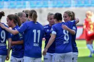 Jubel etter 2-1 seieren over Røa