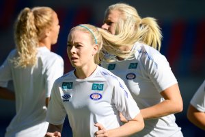 Tina Dalgård Konradsen takker for seg. Foto: Morten Mitchell Larød / SPORTFOTO