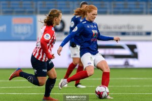 Stine Ballisager Pedersen gjorde en god kamp mot Sandviken sist og er klar for nye tak mot Avaldsnes. Foto: Morten Mitchell Larød / SPORTFOTO