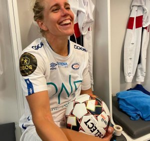 Elise Thorsnes noterte seg for et hattrick på Nadderud!