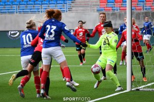 Stine "Ballis" Pedersen utligner for Vålerenga. Foto: Morten M. Larød