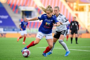 Sigrid Heien Hansen er kåret til månedens spiller for Oktober av OBOS og NTB. Foto: Morten Mitchell Larød / SPORTFOTO