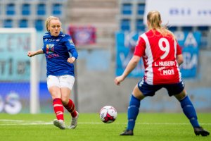 Victoria Ludvigsen ble matchvinner borte mot Fart. Photo: Vegard Wivestad Grøtt / BILDBYRÅN