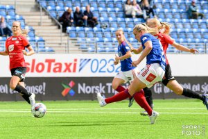 Toppseriekamp i fotball mellom Vålerenga og Arna/Bjørnar på Intility Arena i Oslo søndag 22. mai 2022. Foto: Morten Mitchell Larød / SPORTFOTO