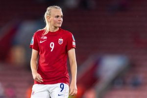 220707 Karina Sævik of Norway during the UEFA Women's Euro 2022 group stage match between Norway and Northern Ireland on July 7, 2022 in Southampton. Photo: Vegard Grøtt / BILDBYRÅN / kod VG / VG0315