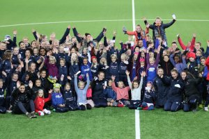 Det er disse unge jentene det handler om i fremtiden. Foto: Lars Øverland