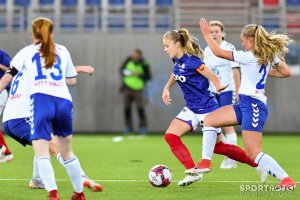 Emilie Østerås i aksjon mot nettopp Kolbotn Foto: Morten M. Larød.