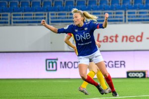 Synne Jensen er Vålerengas nye #10. Foto: Morten Mitchell Larød / SPORTFOTO