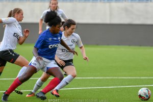 Nadia Pinto med scoringer i begge kampene. Foto: Morten Mitchell Larød.