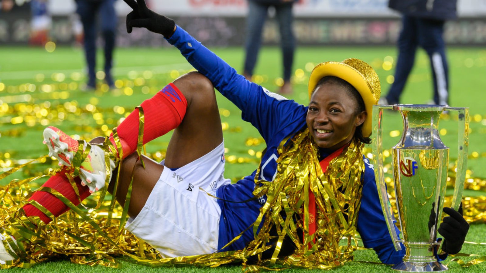 Ajara Njoya nøt stor suksess i Vålerenga. Nå tar hun turen til Atletico Madrid. Foto: Morten Mitchell Larød / SPORTFOTO