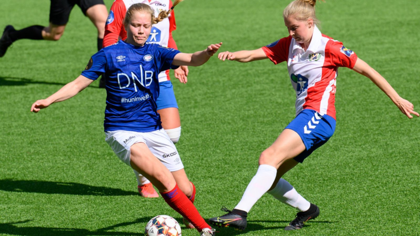 Treningskamp i fotball mellom Vålerenga og Lyn på Intility Arena i Oslo lørdag 1. mai 2021. Foto: Morten Mitchell Larød / SPORTFOTO