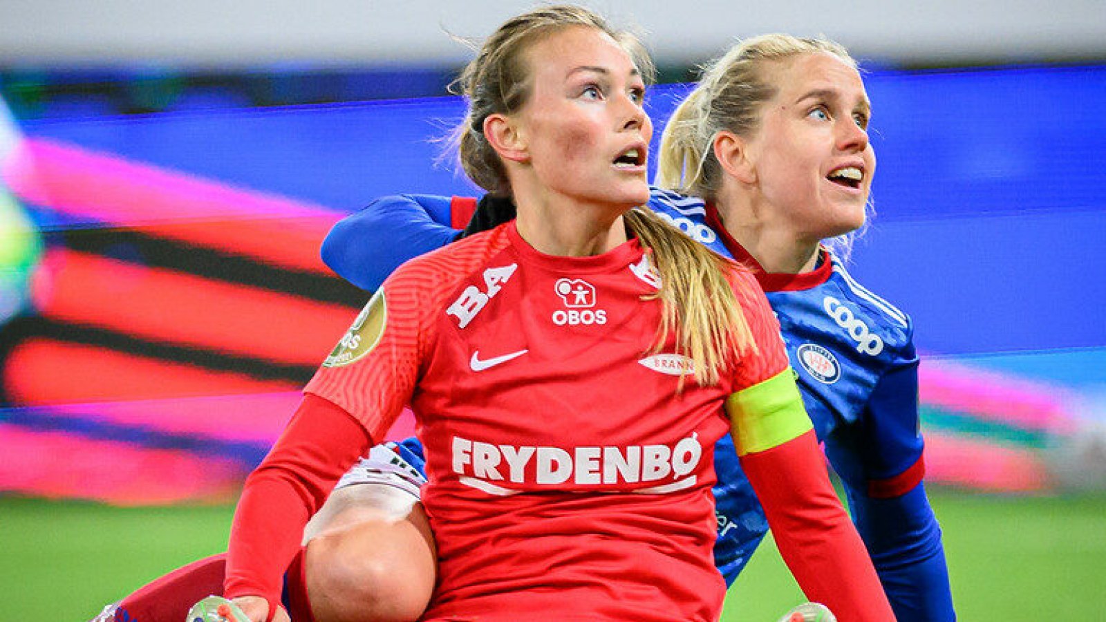 Ingrid Stenevik og Elise Thorsnes ser frem mot duellen på søndag. Foto: Morten Mitchell Larød / SPORTFOTO