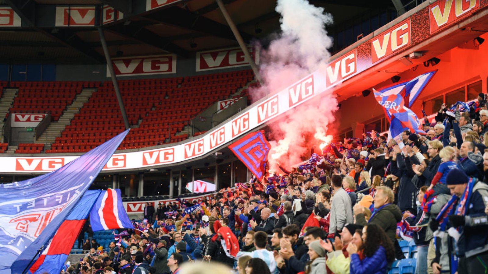 Les mer om publikumsinfo foran de neste kampene. Her fra cupfinalen i 2021. Foto: Morten Mitchell Larød / SPORTFOTO