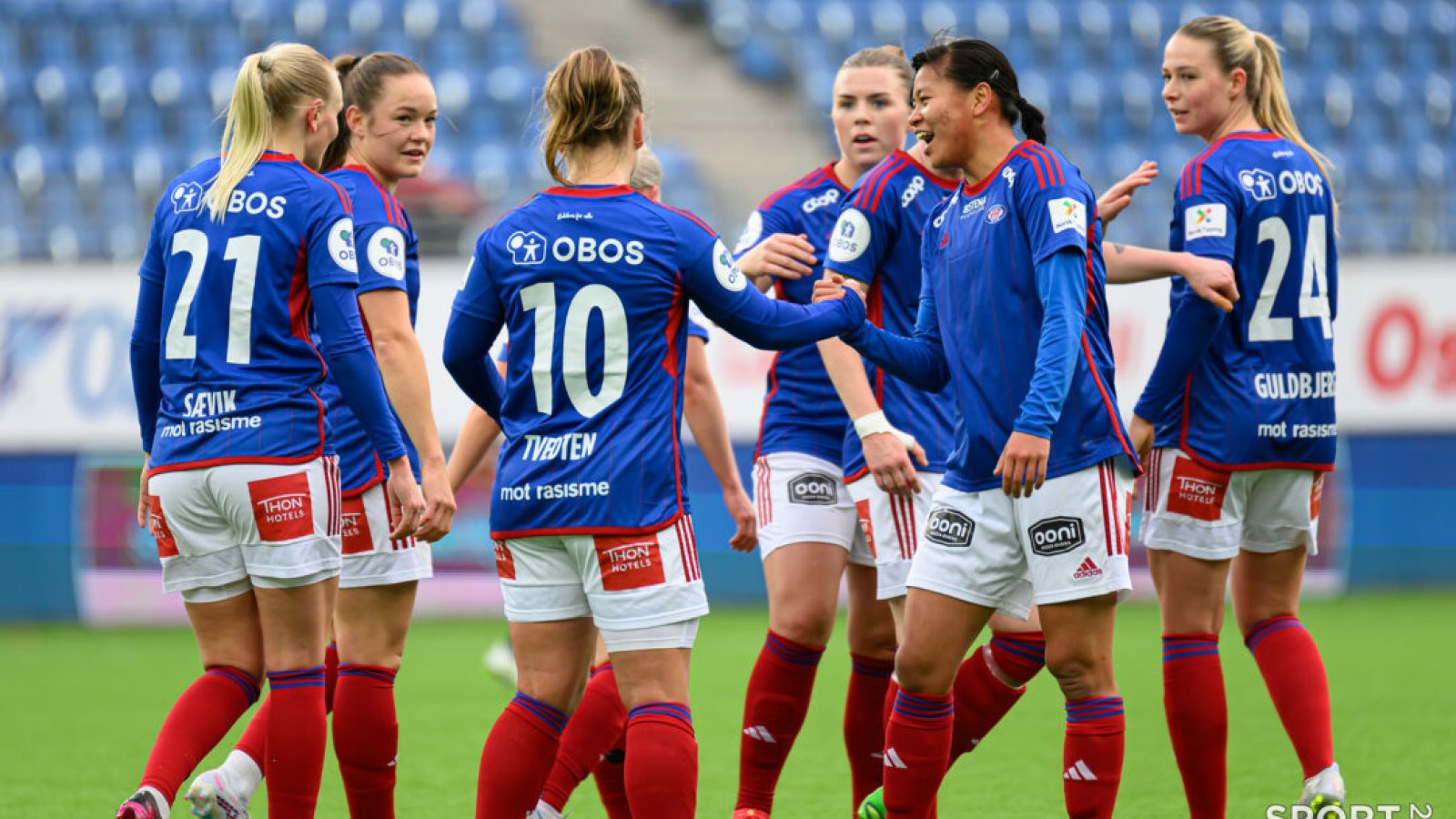 Toppseriekamp i fotball mellom Vålerenga og Arna-Bjørnar på Intility Arena lørdag 25. mars 2023. Foto: Morten Mitchell Larød / SPORTFOTO