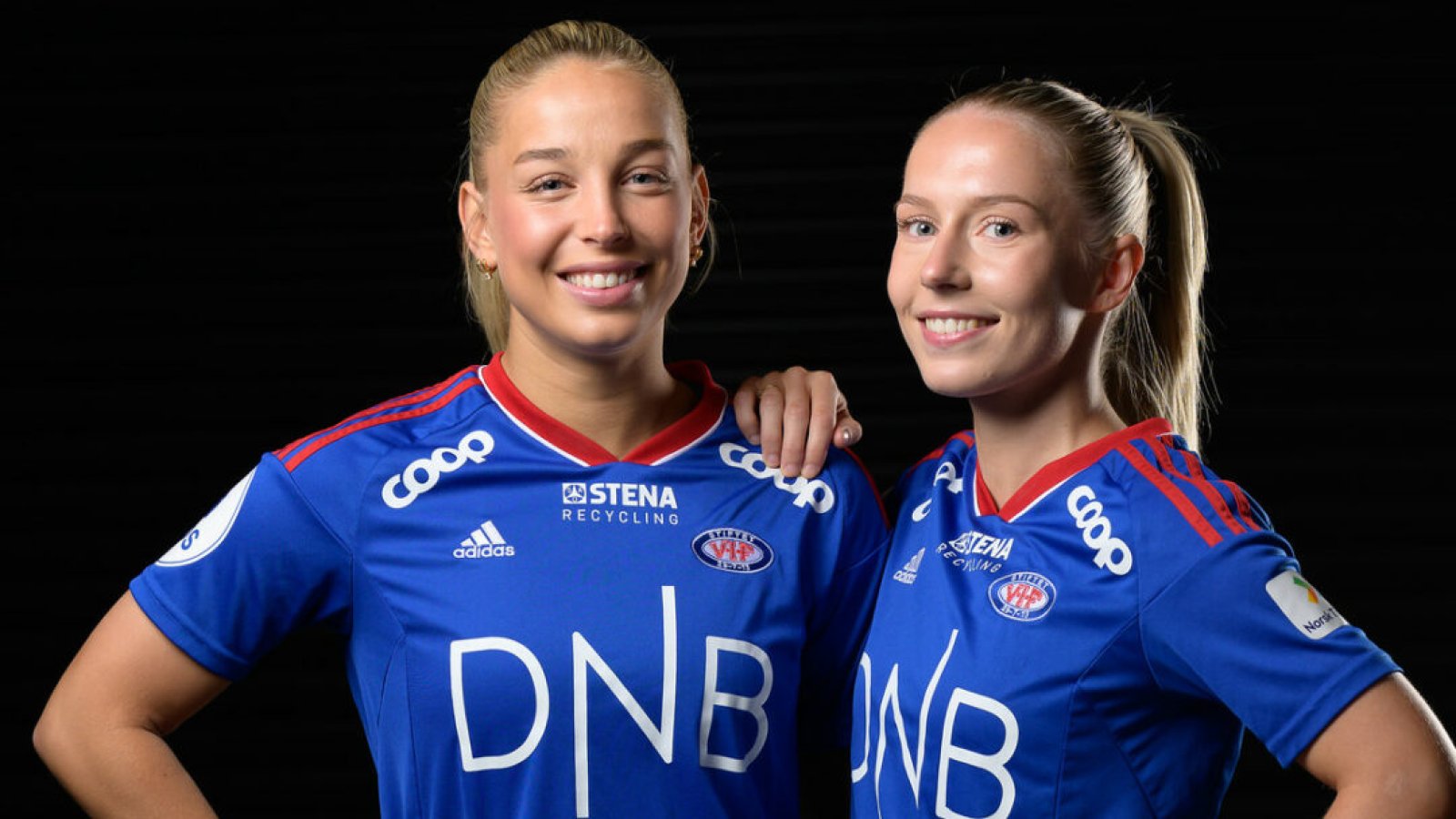 Søndag 22.mai møter Rikke Nygard og Thea Bjelde gamle lagvenninner fra Arna-Bjørnar. Foto: Sportfoto / Morten M. Larød