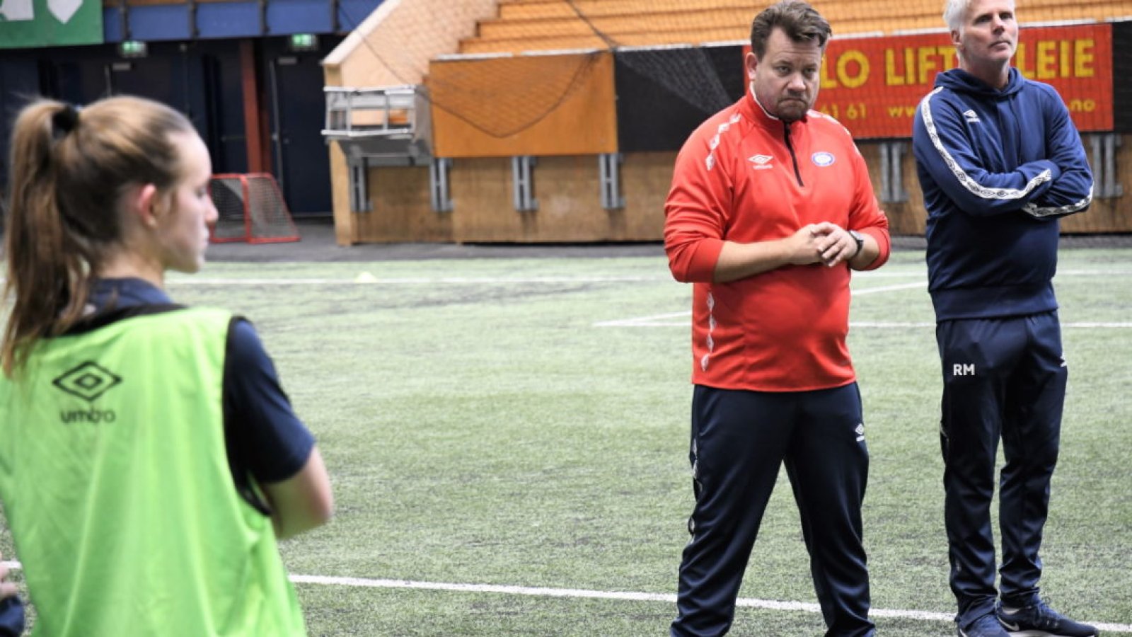 Jack Majgaard Jensen, her fra sin første kamp som Vålerenga-trener. Foto: Christian Borger / VårtOslo