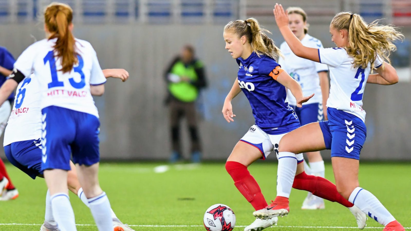 Emilie Østerås i aksjon mot nettopp Kolbotn Foto: Morten M. Larød.