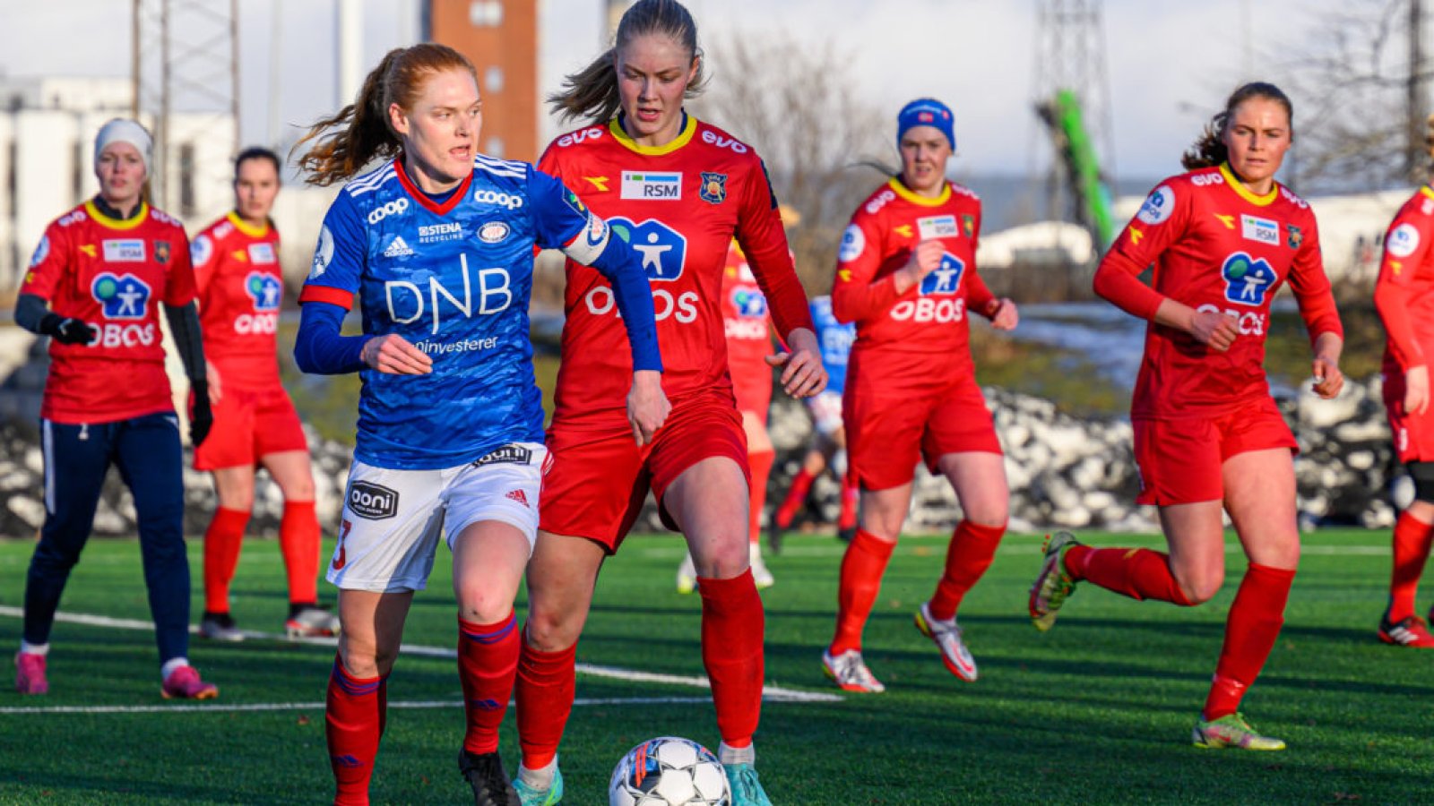 Treningskamp i fotball mellom Vålerenga og Røa på Vallefeltet KGB2 i Oslo lørdag 29. januar 2022. Foto: Morten Mitchell Larød / SPORTFOTO