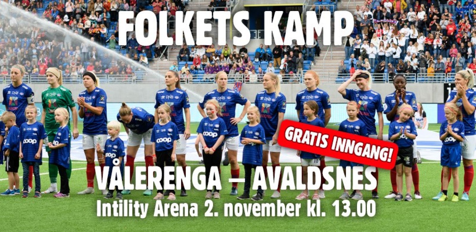Bli med på Folkets Kamp lørdag 2. november mot Avaldsnes.