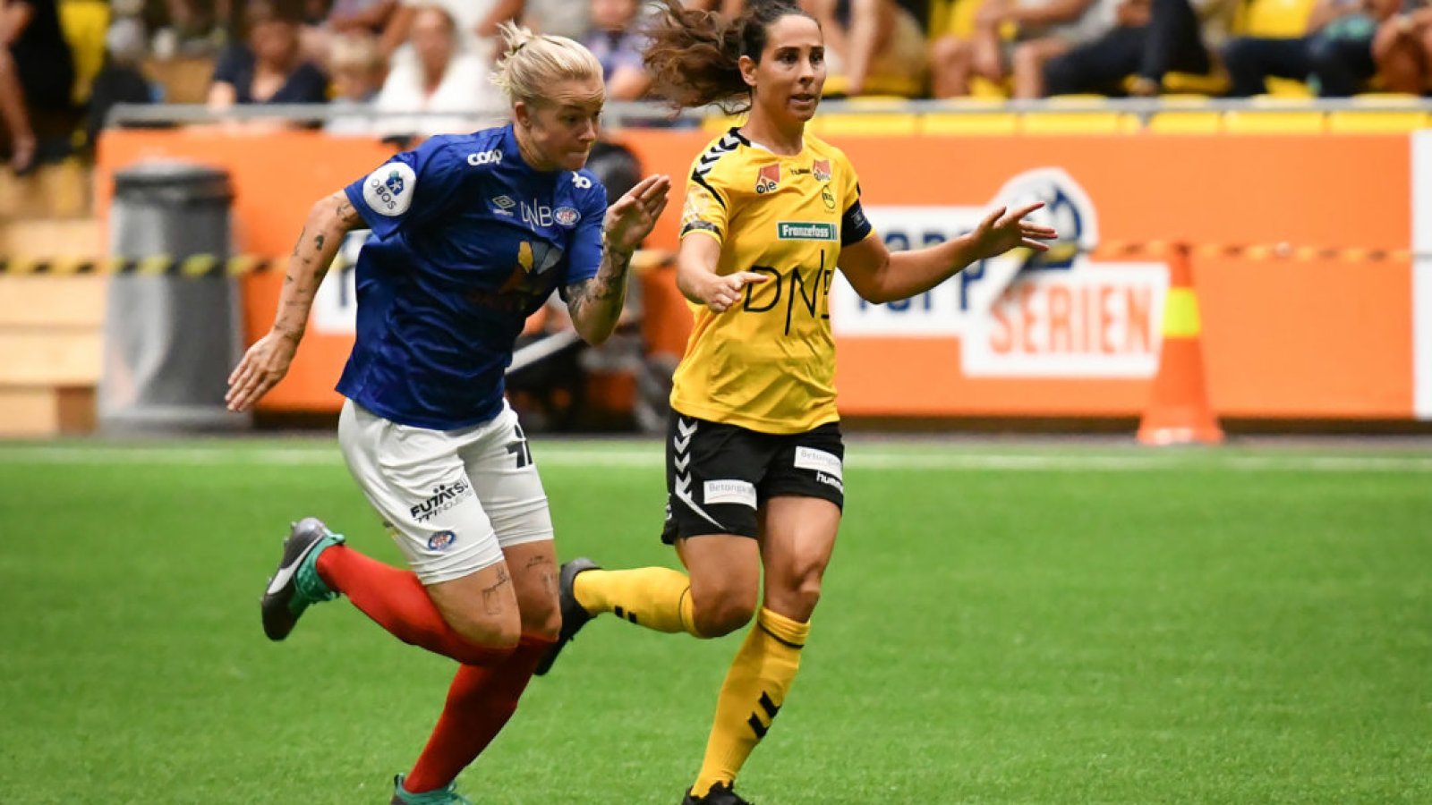 Marie Markussen parkerer en kanarifugl. Foto: Sportforo