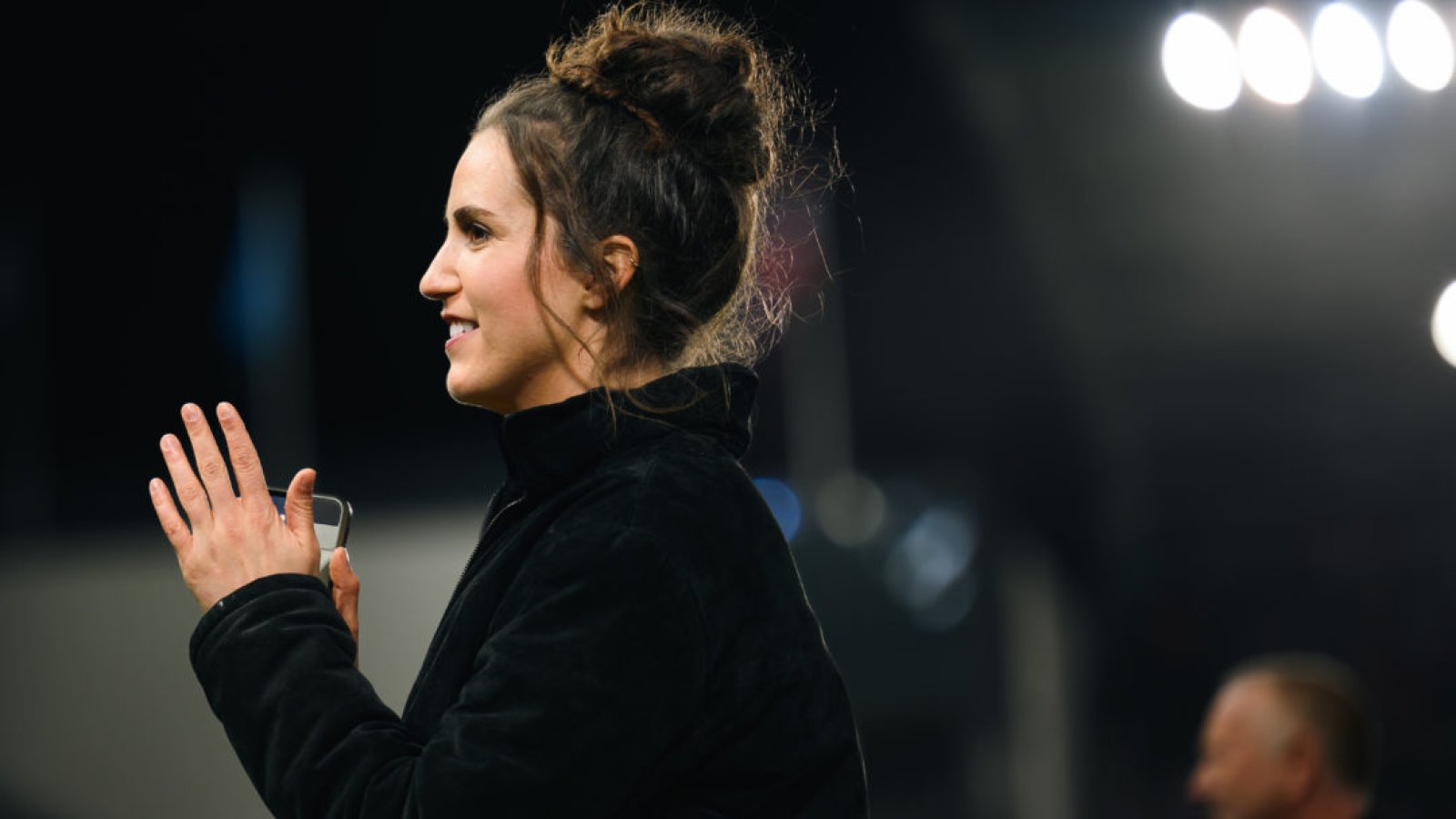 Hannah Seabert takker for seg. Foto: Sportfoto / Morten M. Larød