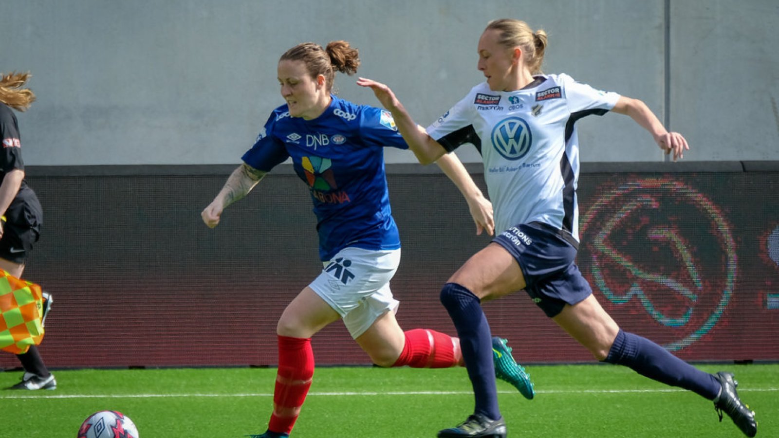 Isabell Herlovsen, her fra kampen mot Stabæk som vi vant 5-0. Foto: Morten Mitchell Larød.
