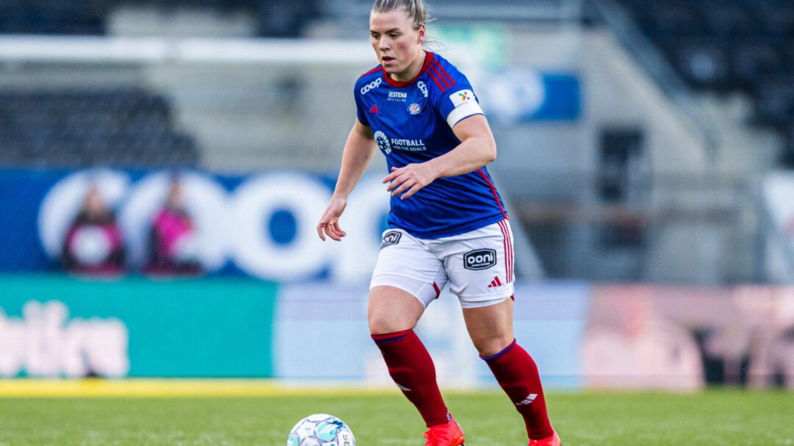 231118 Ingibjörg Sigurdardottir of Vålerenga during the Toppserien football match between Rosenborg and Vålerenga on November 18, 2023 in Trondheim. Photo: Marius Simensen / BILDBYRÅN / Cop 238