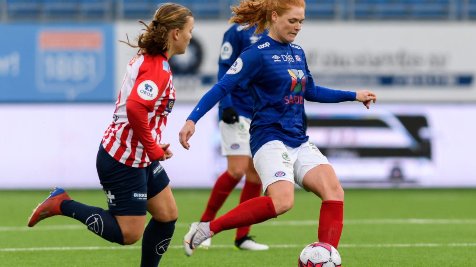 Stine Ballisager Pedersen gjorde en god kamp mot Sandviken sist og er klar for nye tak mot Avaldsnes. Foto: Morten Mitchell Larød / SPORTFOTO