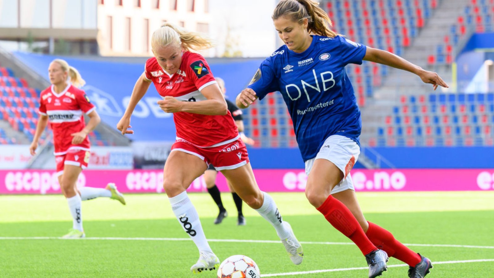 Katie Stengel fortsetter ikke i Vålerenga. Foto: Morten Mitchell Larød / SPORTFOTO