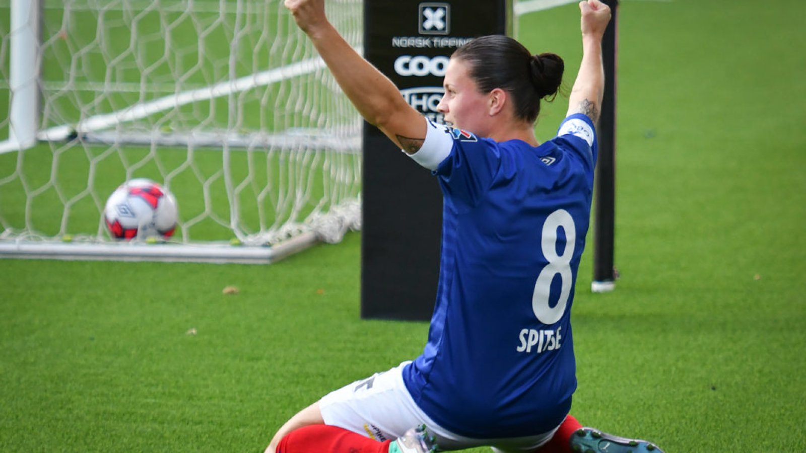 Sherida Spitse fortsatte scoringsformen etter Lyn-kampen. Foto: Sportfoto