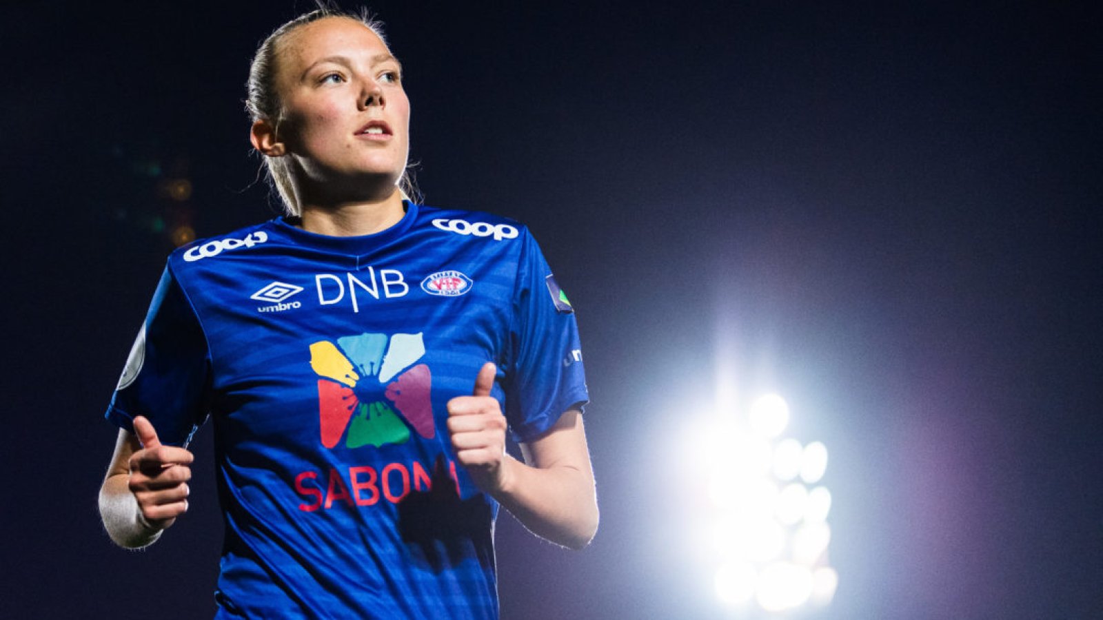 Synne Jensen akslet Vålerenga-trøya januar 2020. Photo: Mathias Bergeld / BILDBYRÅN / Cop 200