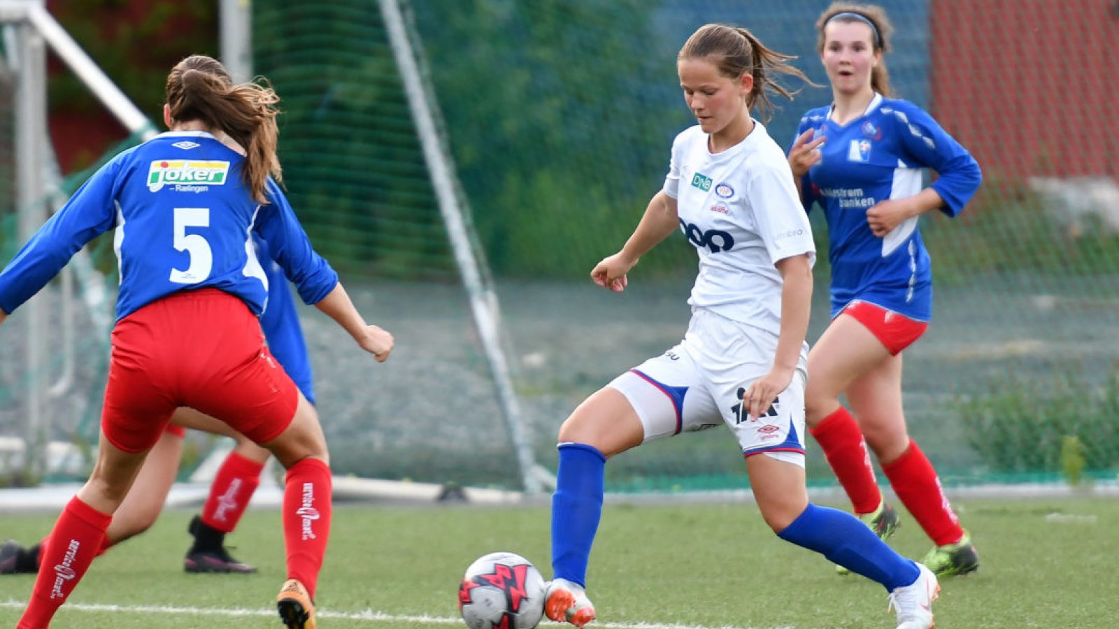 Marit Emaus Flaa ble kampens toppscorer med tre mål. Foto: Morten M. Larød